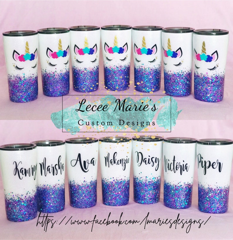 Unicorn glitter tumbler girls tumblers unicorn tumbler unicorn cups, unicorns