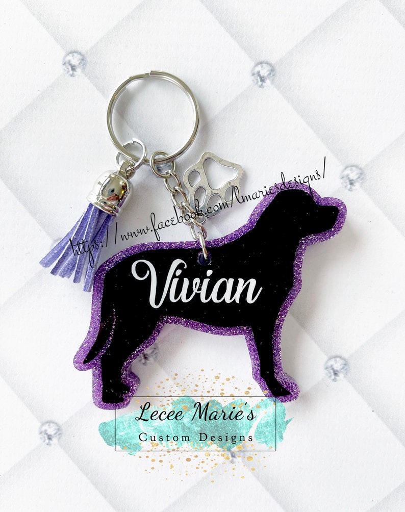 Labrador Keychains Lab Mama custom keychains dog mom Etsy