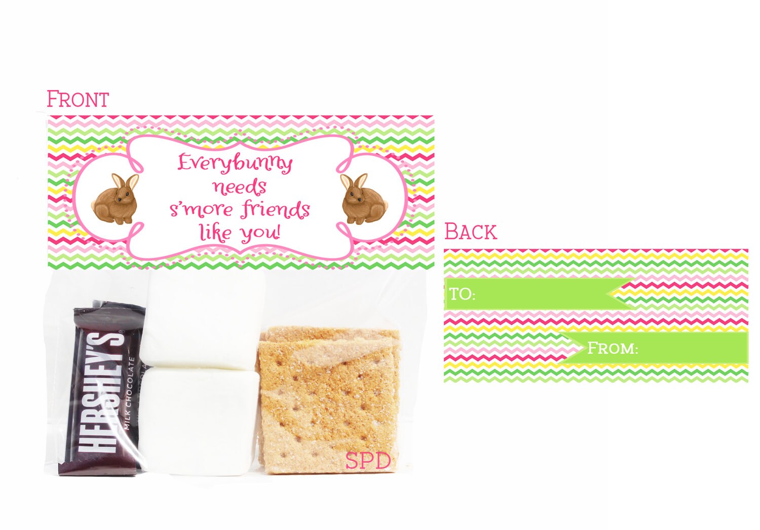 Printable EASTER Sandwich Bag Topper Smores Easter Party Etsy