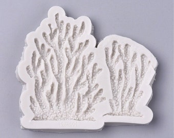 Corals silicone mold 65x46mm and 47x27mm