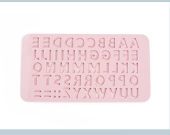 Silicone mold Alphabet 210x112mm