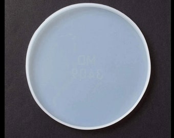 Silicone mold round plate 122mm coaster
