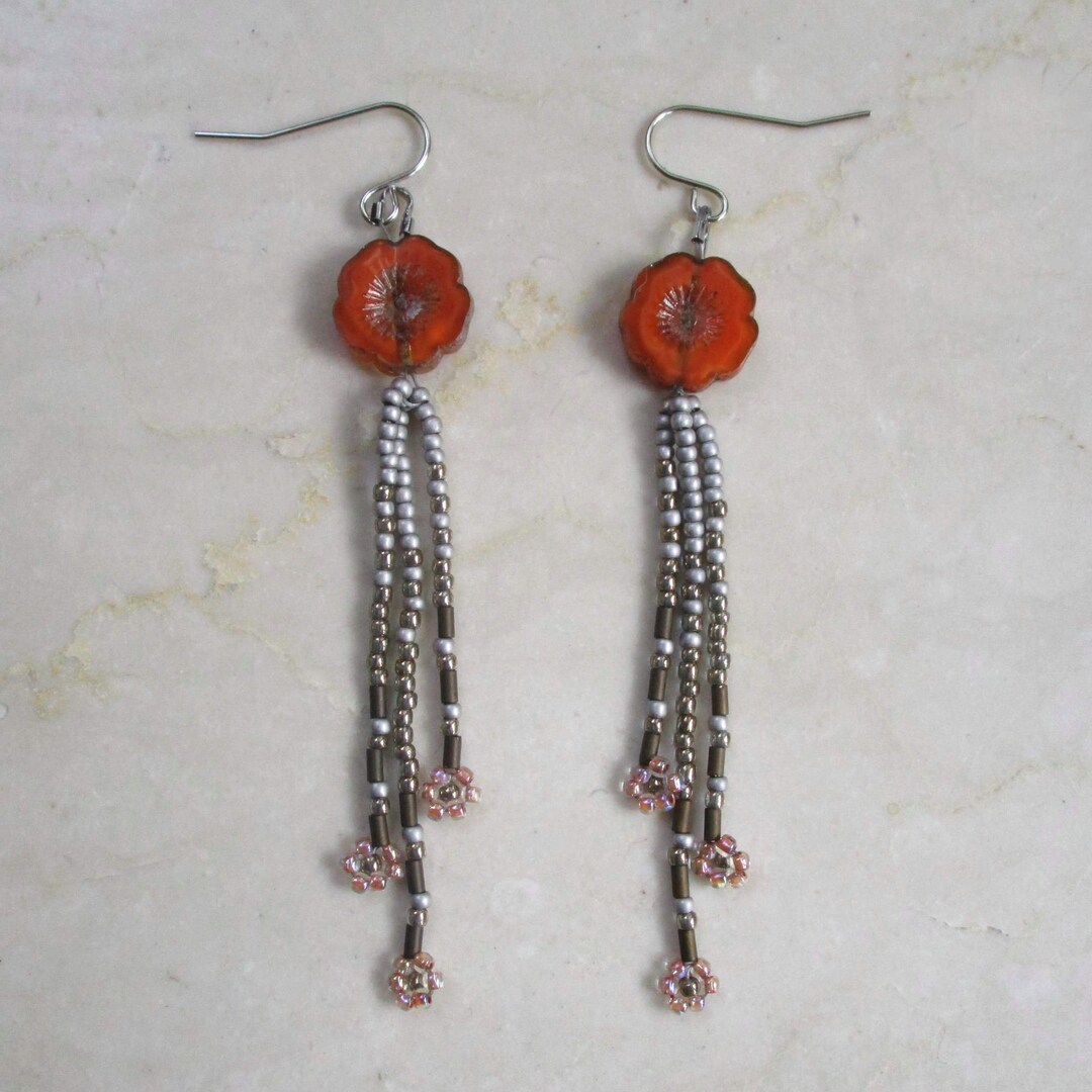 Versilberte Blumenstecker Mit Kristall Und Perle Von Janne V. D. Heide