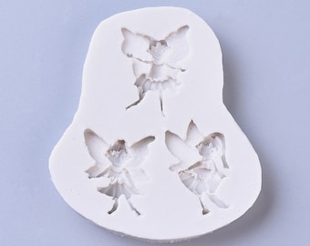 Silicone mold fairy 70x64x7mm