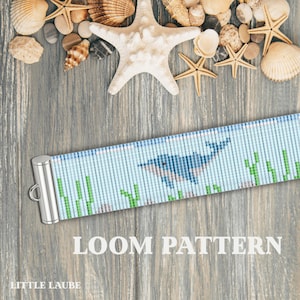 Humpback Whale Loom Bead Pattern | PDF Pattern Whale Bracelet | DIY Ocean Bracelet | Loom Pattern Ocean Sea Giant