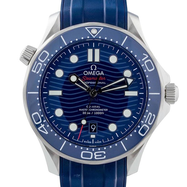 Omega Seamaster Diver 300 M Blue Dial 42mm Box & Cards 2022