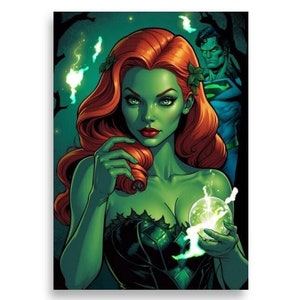 Poison Ivy fanart-print niet ingelijste matte afwerking