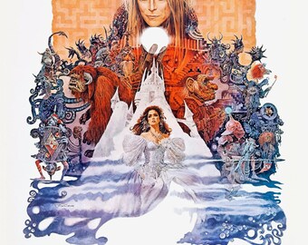 Labyrinth USA Edition Movie Poster RePrint