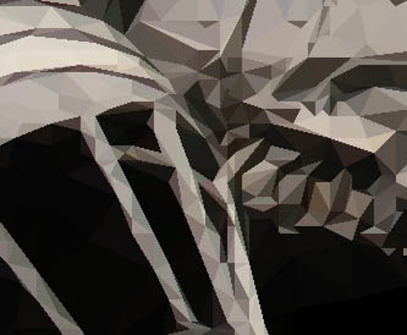 Millennium Falcon Polygon Art Print A2 420mm594 or | Etsy