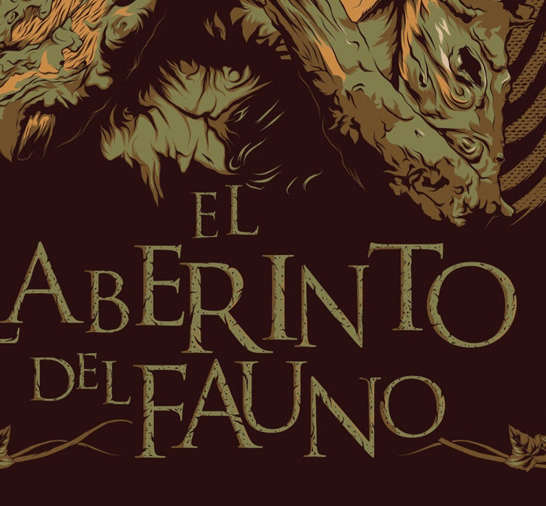 Pans Labyrinth Spanish Graphic Movie Promotional Art Print