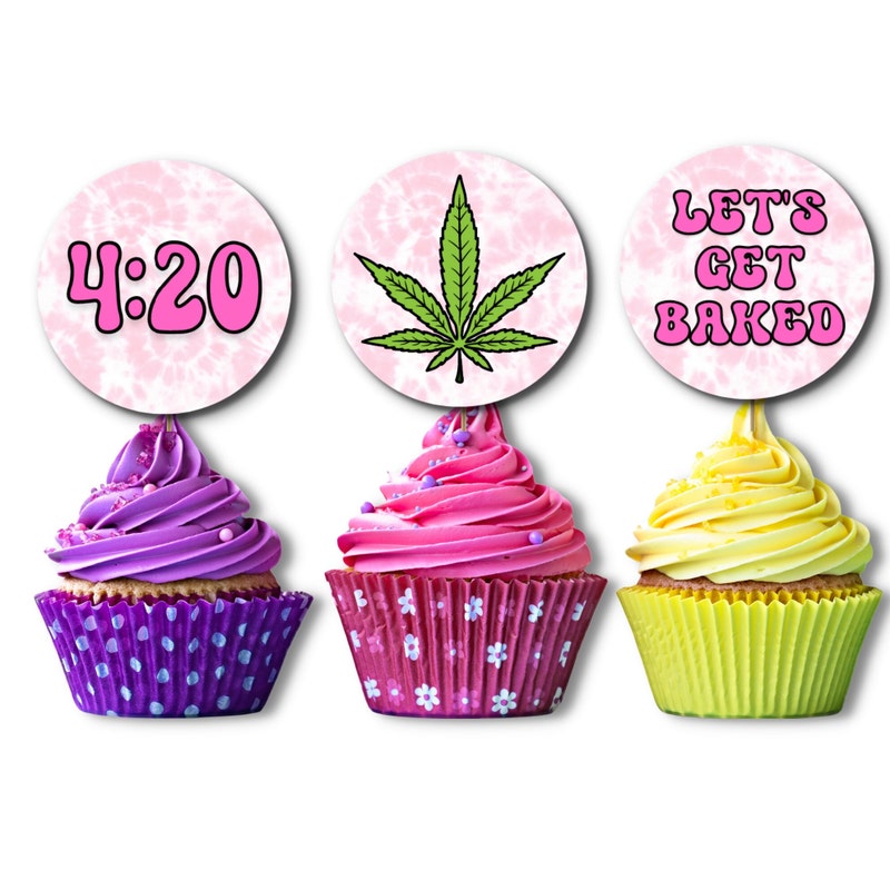 Weed Cake Topper - Etsy