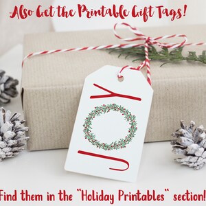 Christmas Joy Printable Art Printable Christmas Wall Decor - Etsy