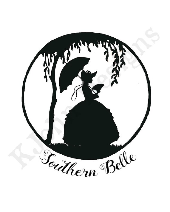 Belle Silhouette Printable