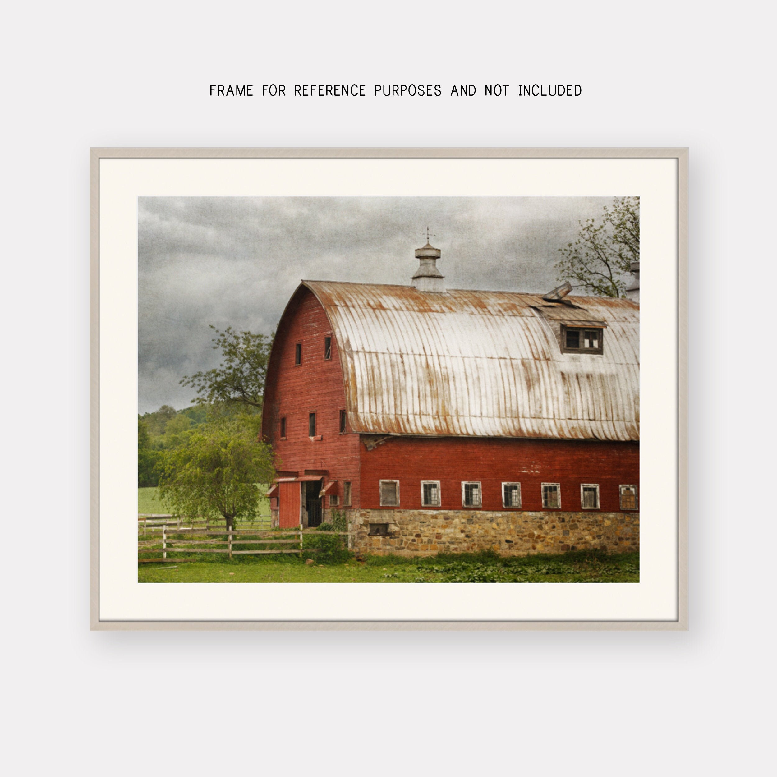 Rustic Red Barn Wall Art Farmhouse Decor Country Barn Etsy