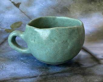 Green Pinched Cup
