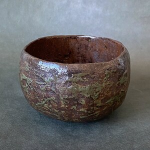Brown and Green Tea Bowl