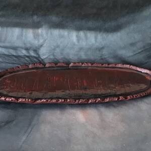 Oval Burgundy Serving Platter