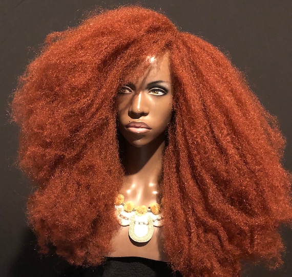 Essence Wigs 'copper-fect Kinks' long Length Fiery - Etsy New Zealand Essence Wigs 'copper-fect Kinks' long Length Fiery - Etsy New Zealand