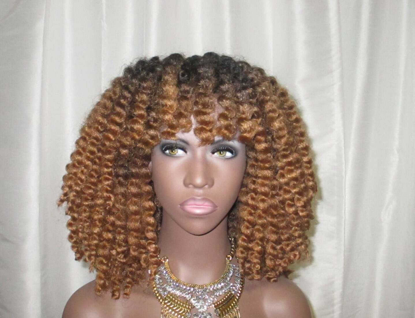 Essence Wigs Glam Kinks Crochet Twist Out Wig Full Cap Crochet