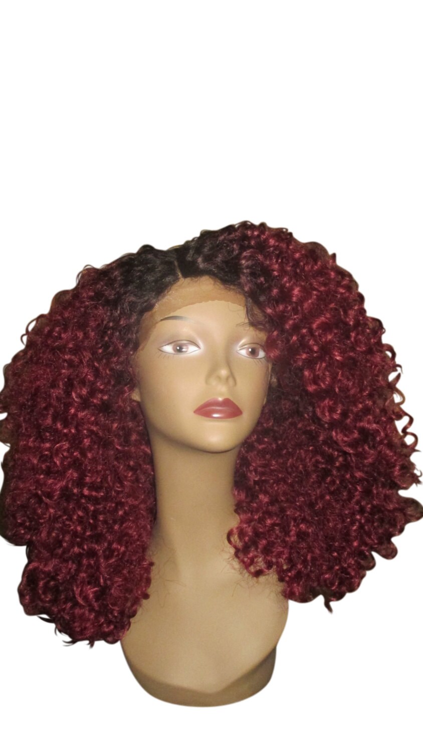 Essence Wigs Bold Burgundy Red The Diana Ross Lace Front Wig