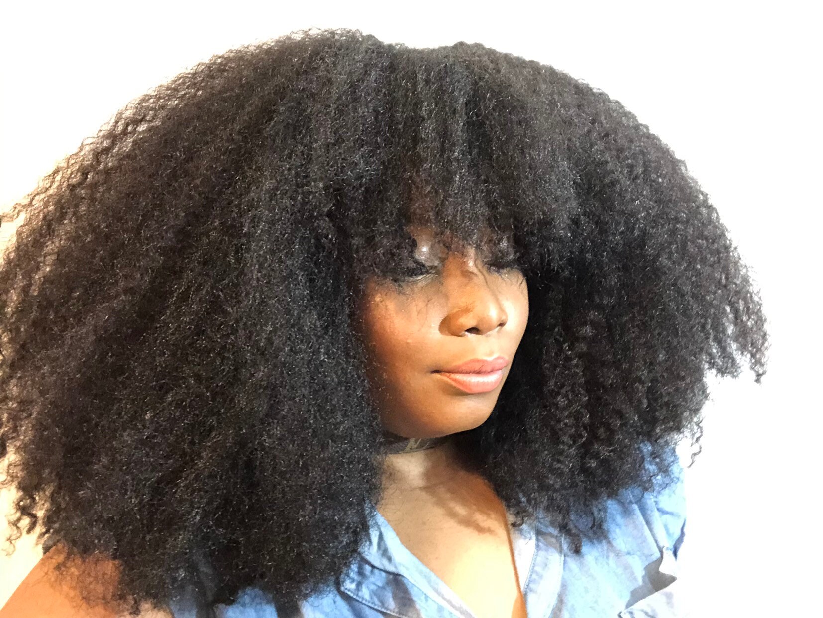 Essence Wigs Natural Hair Bohemian Vibe 4a 4b Mix Afro Texture