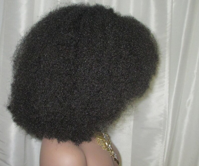 Essence Wigs Gorgeous Afro 4c Big Afro Wig Kink Bohemian Vibe Etsy