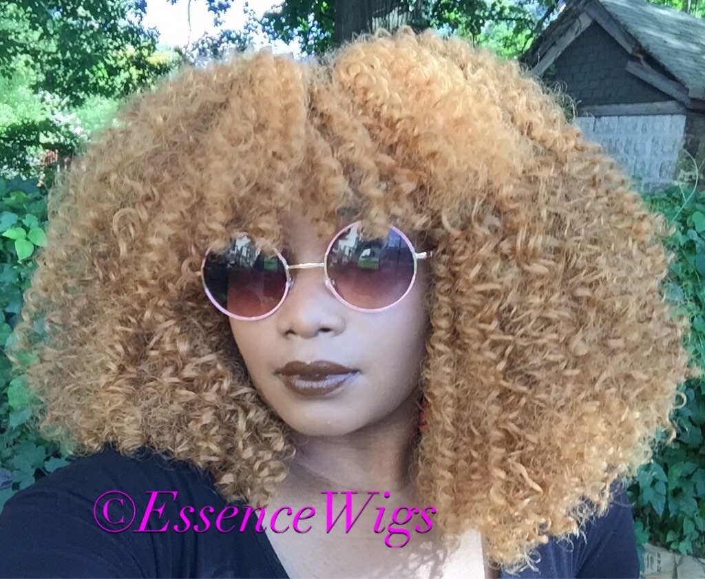 Essence Wigs Honey Blonde Wig Stacy Lace Front Wig Natural