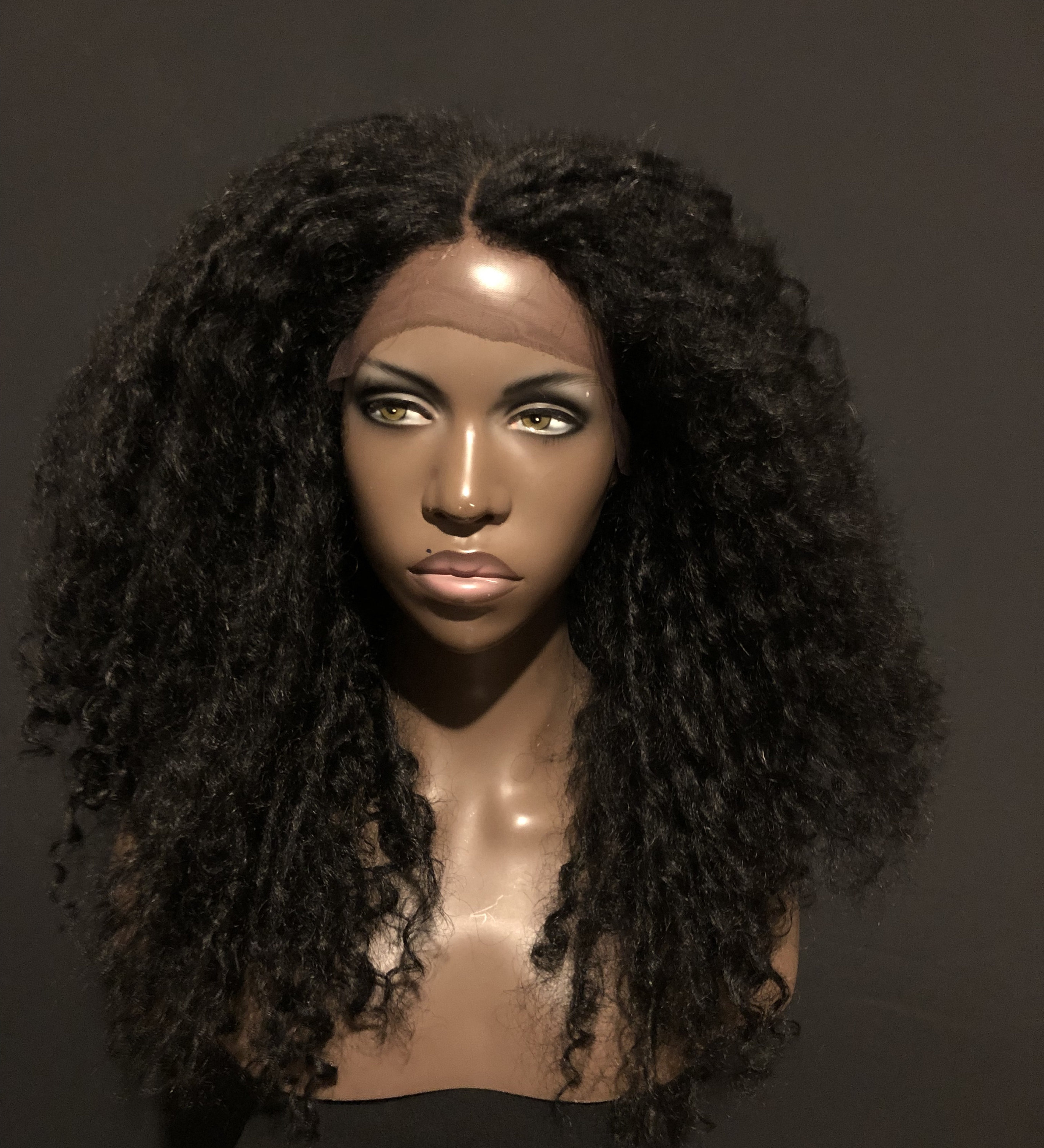 Kinky Curly Fly Away Kinky Curly Lace Front Wig Natural Hair