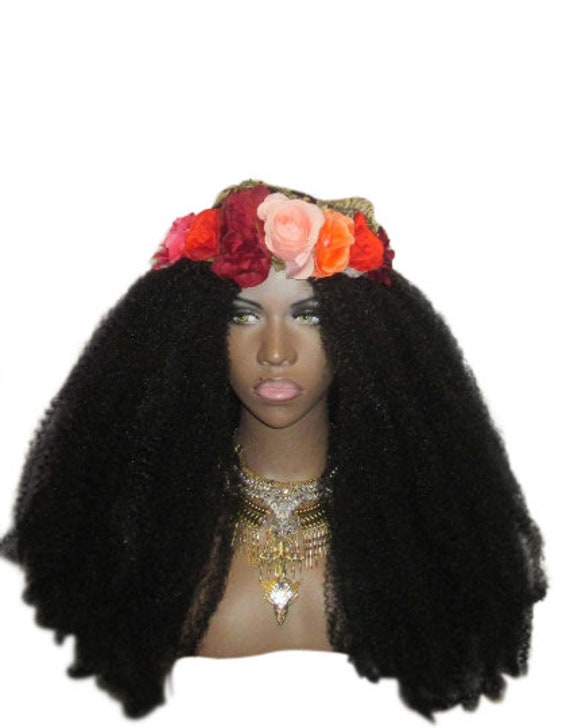 Essence Wigs Royal Kinks Lace Natural Hair Big Super Etsy