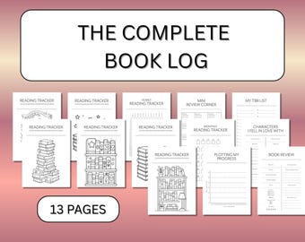 Le journal complet du livre : journal du livre pour les lecteurs (fichiers PDF A5)