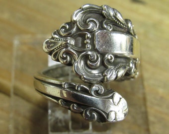 Vintage Sterling Silver Bypass Adjustable Ring
