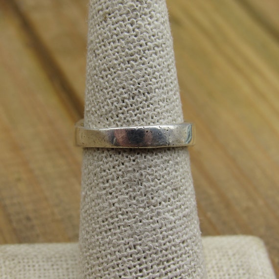 Vintage Sterling Silver Turquoise Jet Chip Inlay … - image 4
