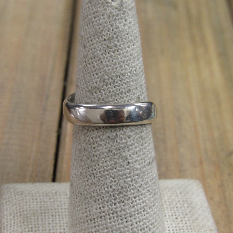 Vintage Sterling Silver Topaz Adjustable Wrap Ring