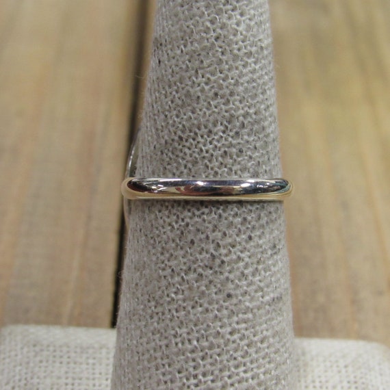 Vintage Sterling Silver Overlay Ring Size 6.5 - image 4