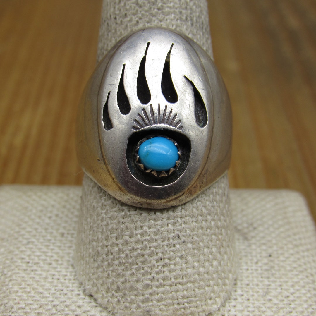 Fire Colors and Turquoise Bearpaw Ikkaayi
