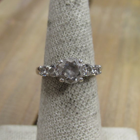 H925 cz shop silver ring