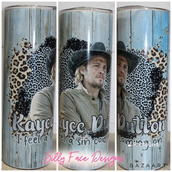  20 oz 2 Stainless Steel Custom Tumbler Yellowstone Kayce Dutton