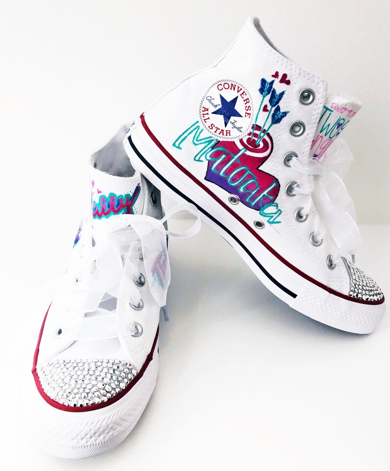 girls custom converse