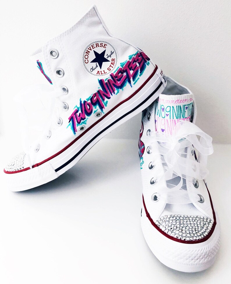 girls custom converse