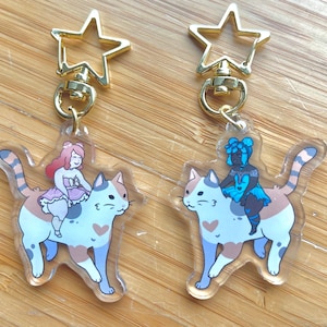 Official Calico Game Keychains (2 pair)
