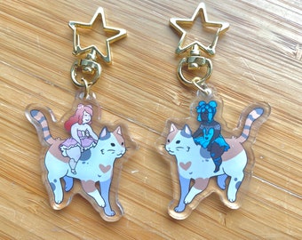 Official Calico Game Keychains (2 pair)