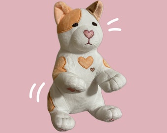 Calico Game Pudgems Cat Plushie