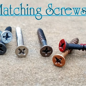 Matching Painted Screws for Custom Metal Signs – Hardware Pack of 2 – Rust-Resistant Fasteners