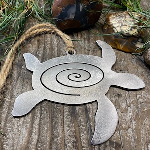 Sea Turtle Metal Ornaments | Turtle Ornament | Reindeer | Christmas Ornament | Christmas Sign | Holiday Decor | Christmas Decor | Home Decor