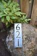 4.5' Metal Vertical Address Sign | Personalized House Number Plaque | Address Plaque | Mailbox Sign | Metal House Numbers | Number Plaque 