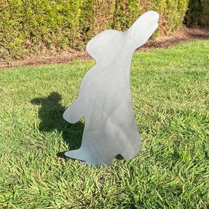 Rabbit Garden Stakes Bunny Yard Stakes Staked Yard Art Metal Staked Rabbits Custom Yard Art Easter Yard Art Easter Bunny Yard Rabbit #2