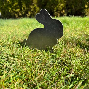 Rabbit Garden Stakes Bunny Yard Stakes Staked Yard Art Metal Staked Rabbits Custom Yard Art Easter Yard Art Easter Bunny Yard Bunny #3