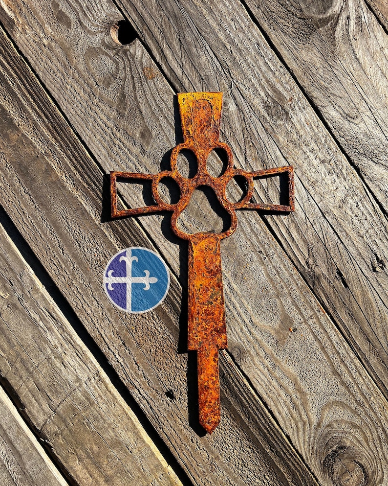 Metal Paw Print Memorial Cross - Rustic Pet Remembrance Ground Stake - Etsy