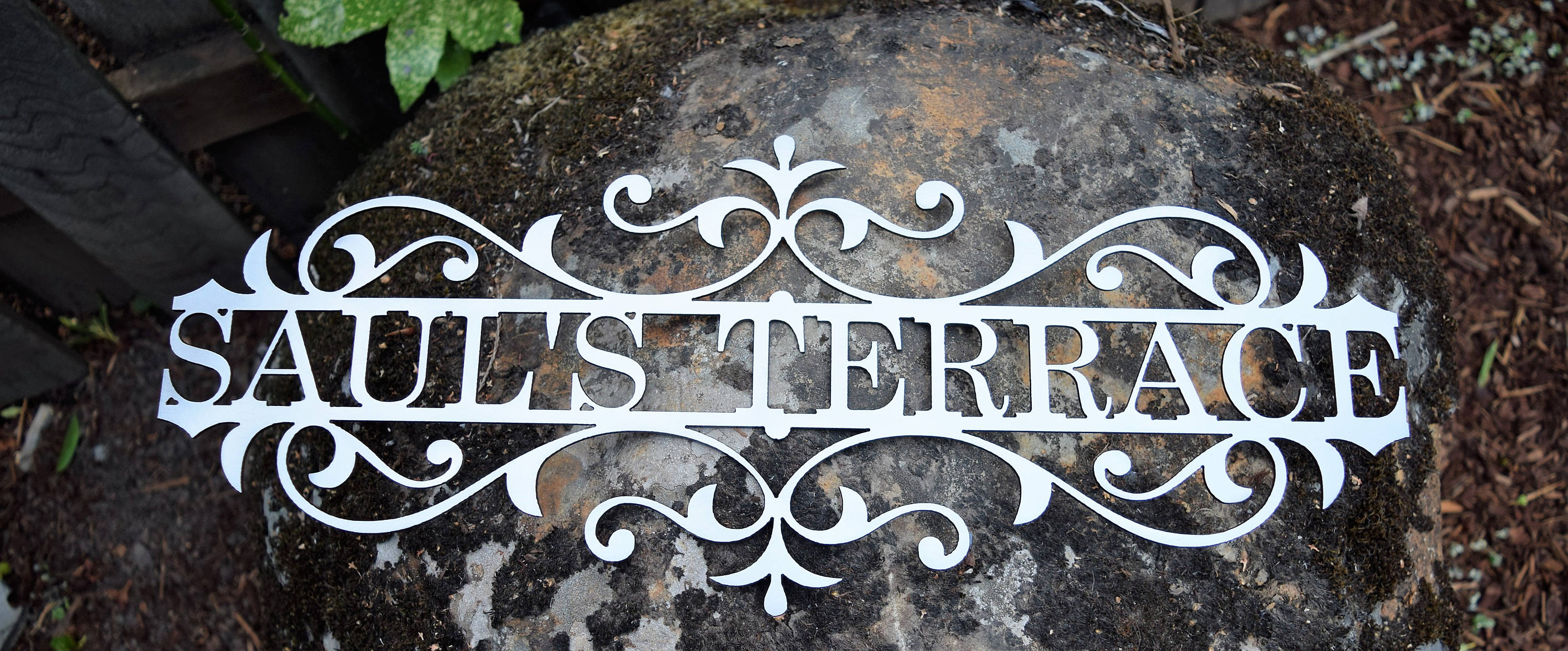 Custom Metal Garden Sign Custom Metal Name Sign Custom metal Sign