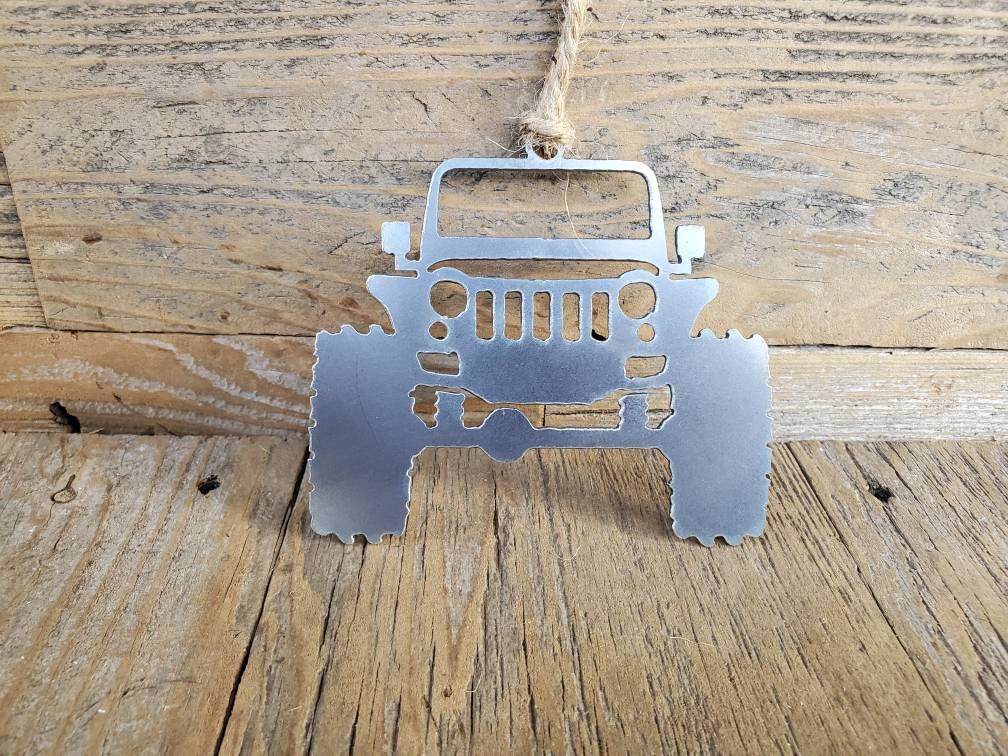 Jeep JK Metal Steel Christmas Ornament  | Christmas Ornament | Christ…